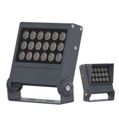 18W AC100-240V/DC24V 1800K-6000K, 24W DC24V RGBW DMX512 CREE LED Floodlight Luminaires Tree Building Lighting IP65