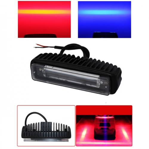 30W Rot/Blau LED Gabelstapler Warnleuchte lineare Zonenleuchte Licht Bar für Fußgänger IP67