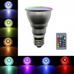 10W changement de couleur RGB/RGBW PAR20 E27 ampoule LED Spot lampe étanche IP65
