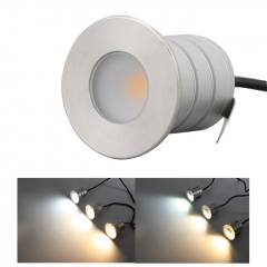 3W DC12V-24V COB LED Bodenleuchte Bodeneinbauleuchte Bodenstrahler IP67