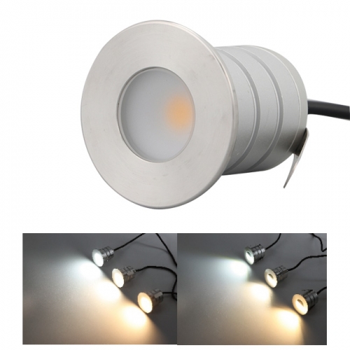 3W DC12V-24V COB LED encastré dans le sol lampe enterrée éclairage du paysage IP67