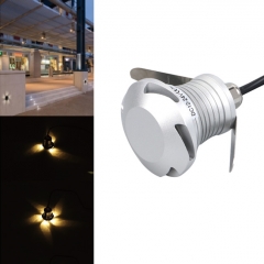 3W DC12V-24V LED Recessed In-ground Light 3,4,5 side-emitting Asymmetrical Light IP67