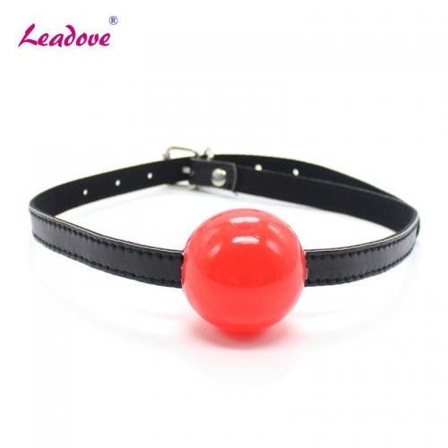 Silicone Ball PU Leather Open Mouth Gag Adult Games Mouth Stuffed BDSM Restraints Sex Products SM Toys for Couples SP0019