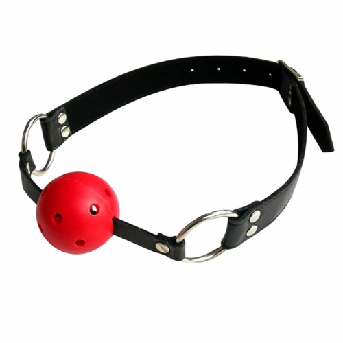 PU Leather Alternative Toys Sex Product Hollow Mouth Gagged The Ball Horse With Type Oral Fixation Mouth Stuffed XN0026