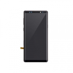 For Sam Galaxy Note 9 OLED Display and Touch Screen Digitizer Assembly with Frame Replacement - Black