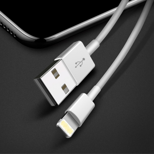 Original USB Cable For Lightning iPhone 5 5S 6 6S 7 8 Plus X XS Max XR SE Fast Charging Cord 1m 2m USB Charging Data Sync Cable