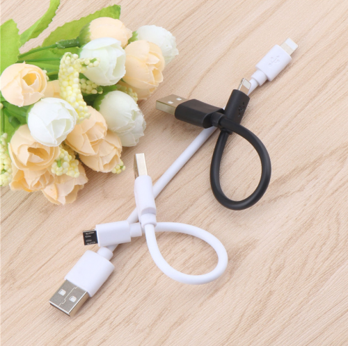 15cm Short Micro USB Cable Type c 8Pin Cable Fast Charging Sync Data Cord USB Adapter Cable for iPhone Sam Xiaomi Huawei
