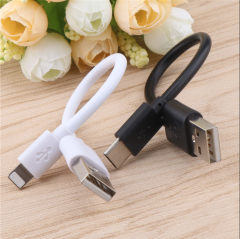 15cm Short Micro USB Cable Type c 8Pin Cable Fast Charging Sync Data Cord USB Adapter Cable for iPhone Sam Xiaomi Huawei