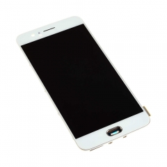 Para el ensamblaje del digitalizador de pantalla táctil y pantalla OLED OnePlus 5 con reemplazo de marco - Blanco