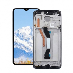 Para Xiaomi Redmi Note 8 Pro PANTALLA LCD Digitalizador táctil Conjunto pantalla Reparación de piezas con marco