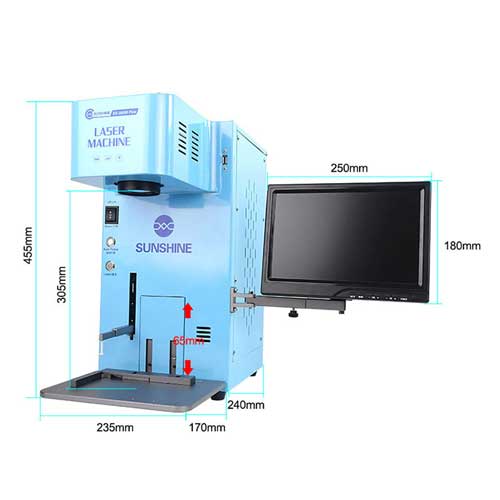 Sunshine SS-890B Plus Laser Back Glass Removal Machine