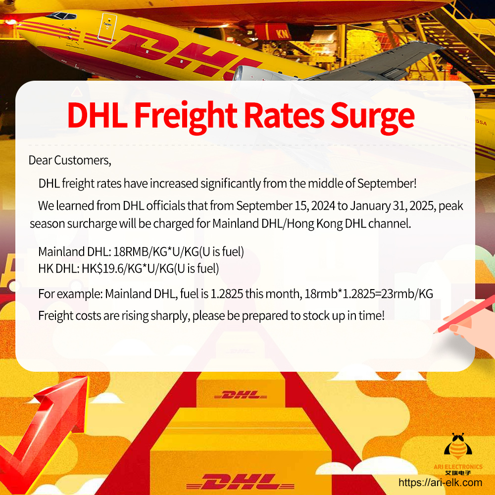 DHL Freight Rates Surge