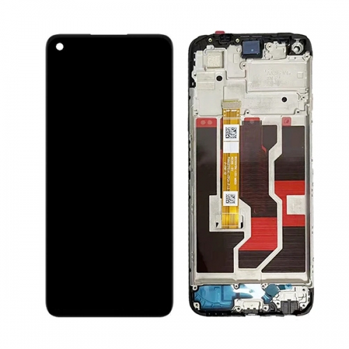 Reparación LCD digitalizador para Oppo A96 4G pantalla LCD táctil con marco a96 4g reemplazo