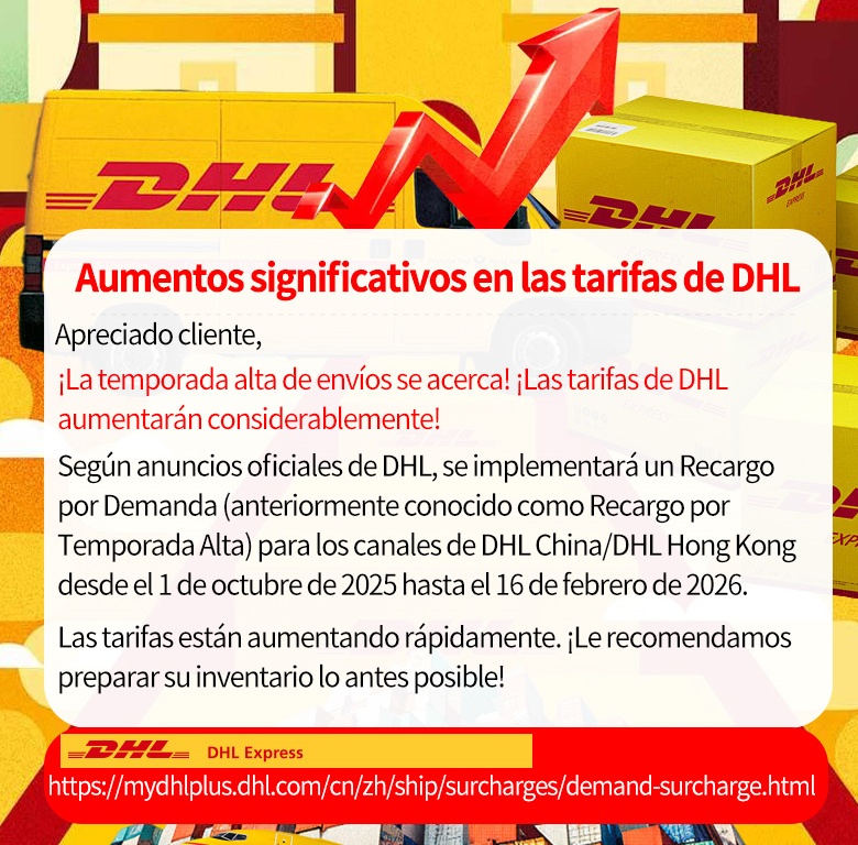 Significant DHL Rate Increases