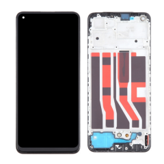 For Oppo Reno6 Lite LCD Display Touch Screen Assembly Replacement with Frame