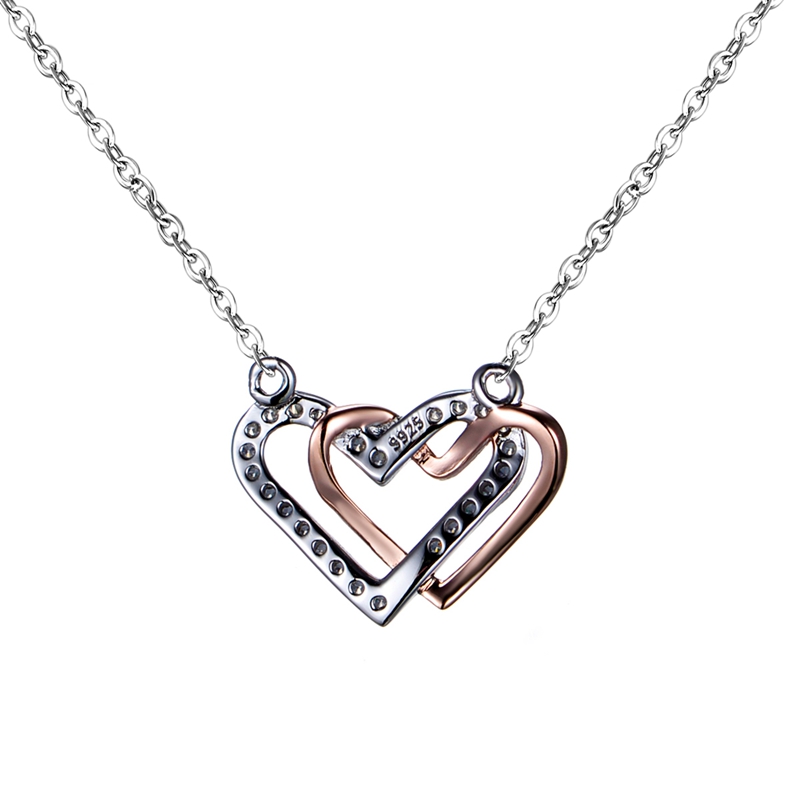 Heart with Heart for Lovers Necklace