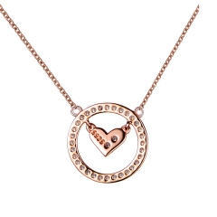 Love Heart Shining Necklace