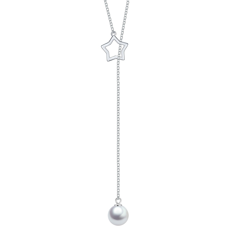 Five-pointed Star Pendant with Pearl