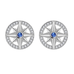 Compass Earring Studs