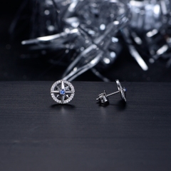 Compass Earring Studs