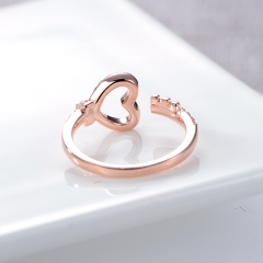 Love Heart Shape Open Ring