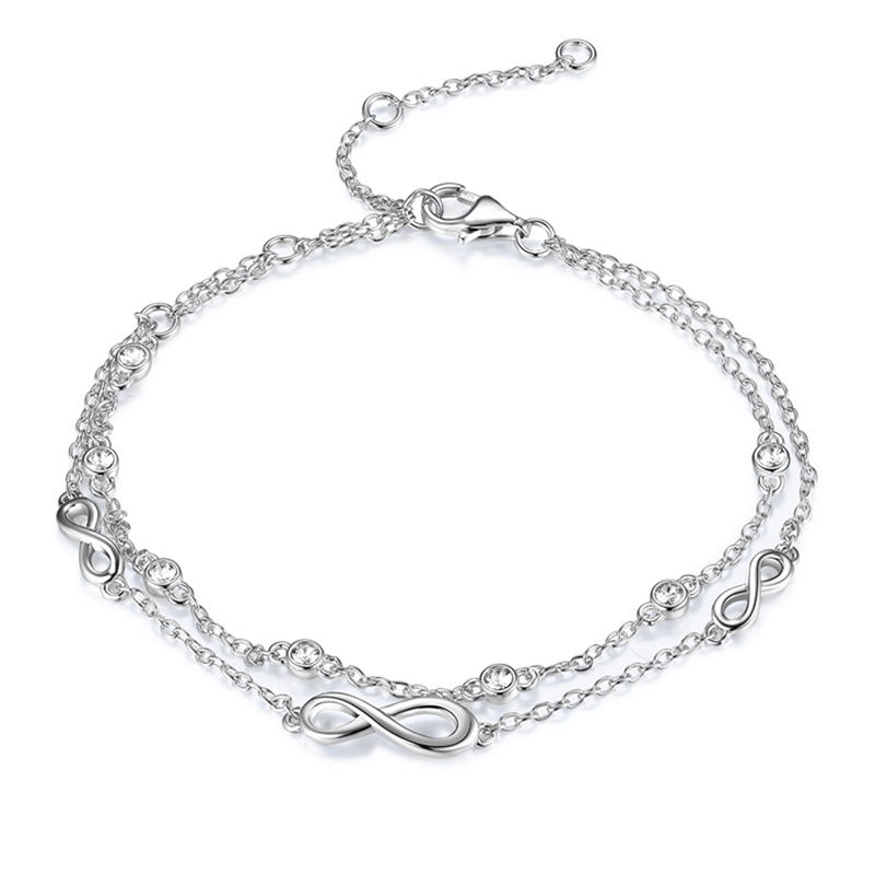 Two Chains Infinity Bracelet