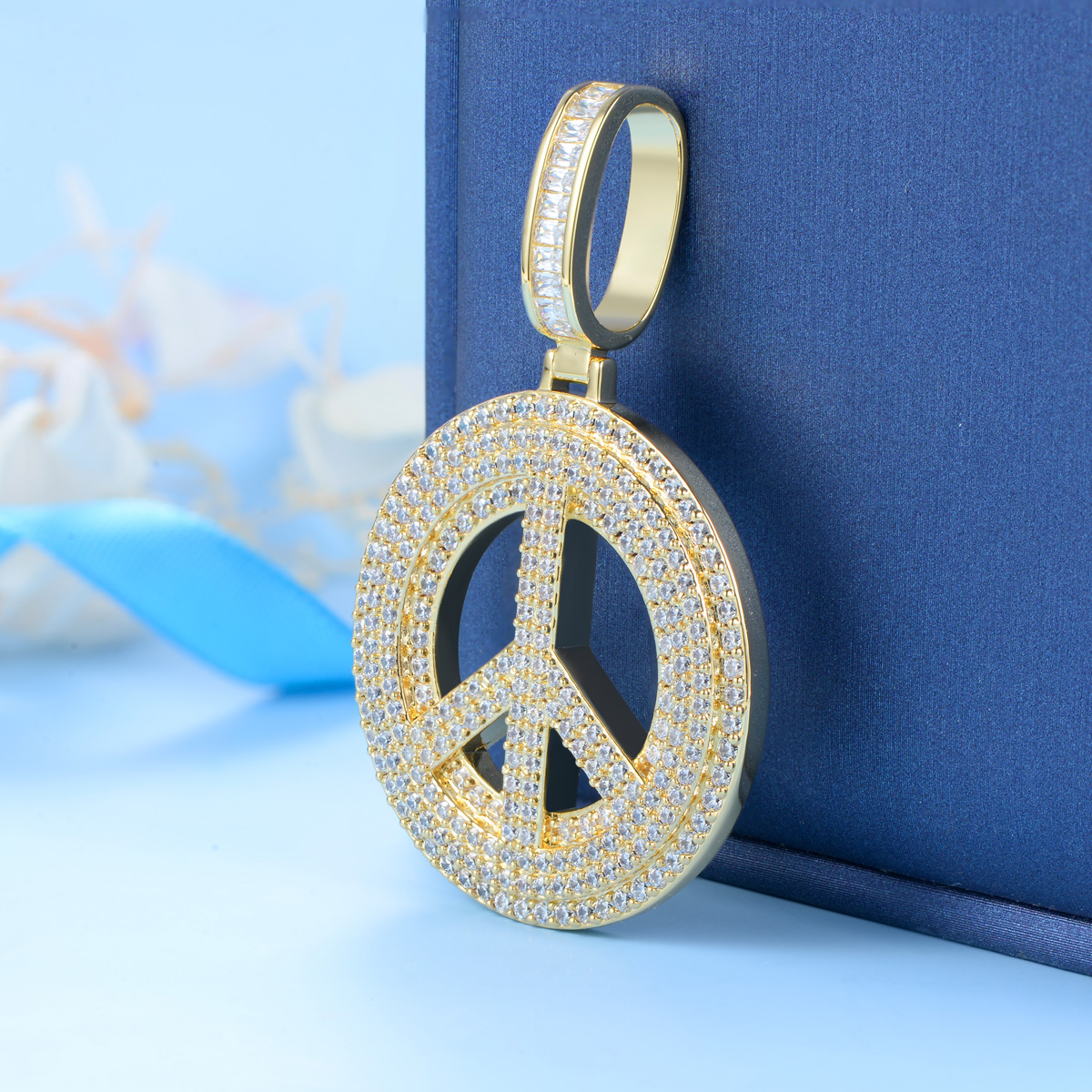 peace symbol pendant