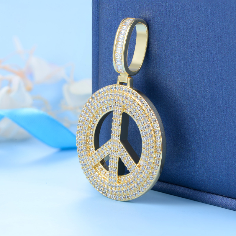 peace symbol pendant