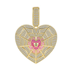 restrained heart pendant