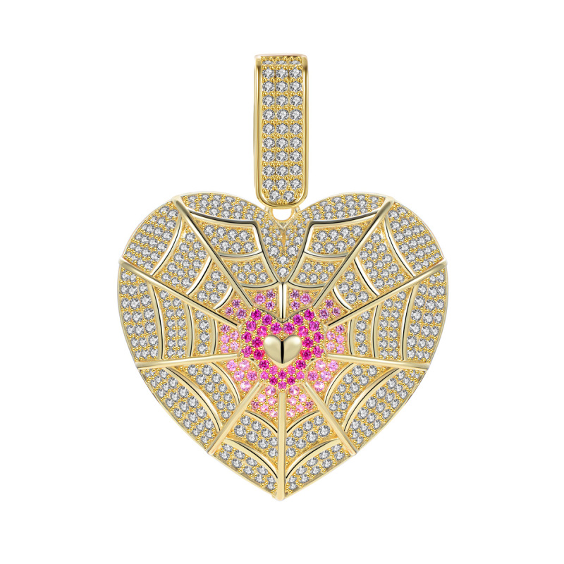 restrained heart pendant