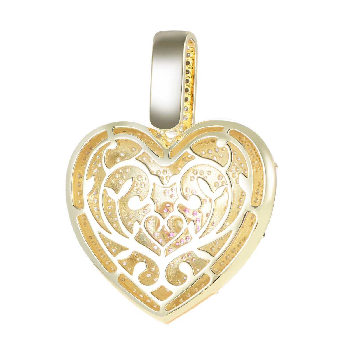 restrained heart pendant