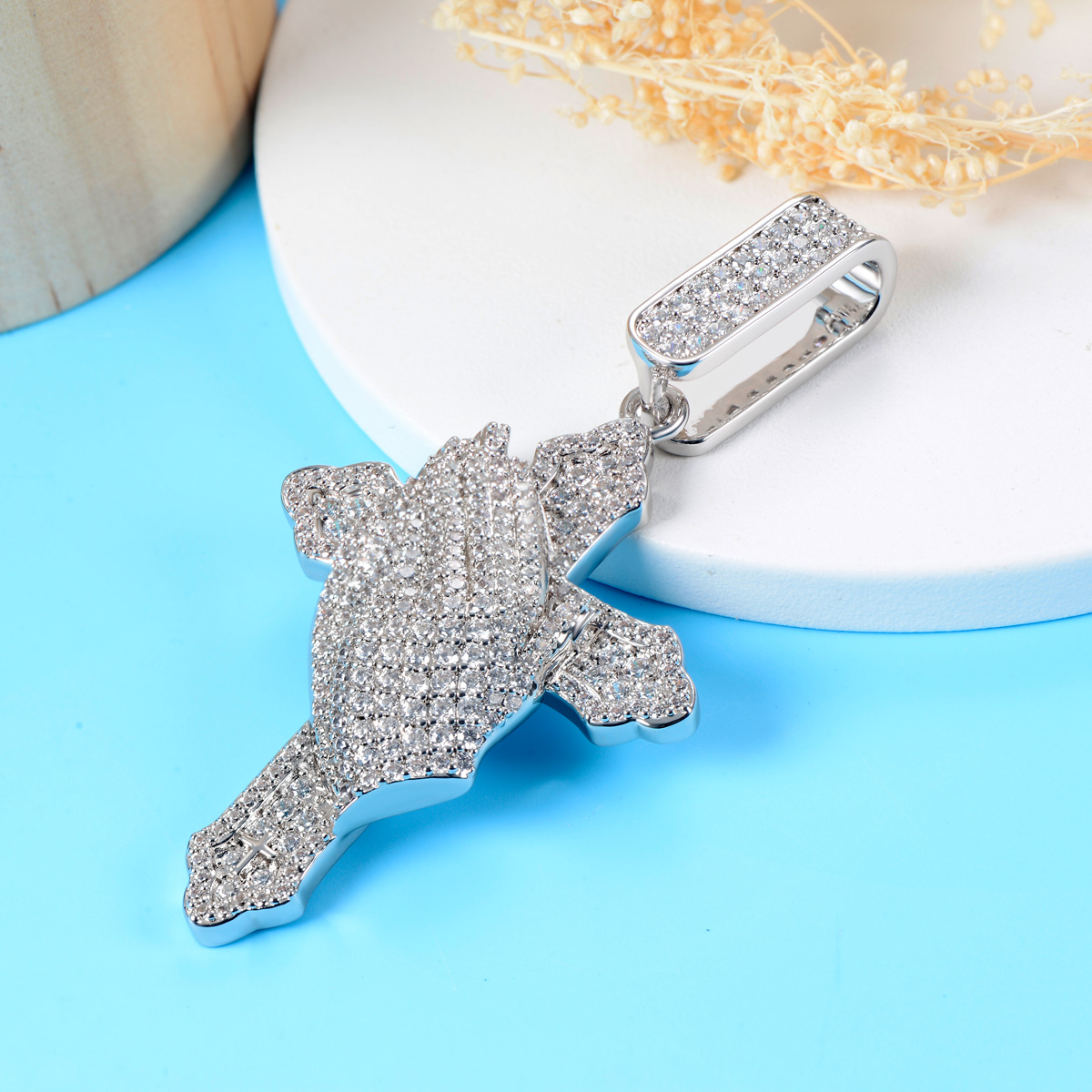 Prayer of the cross pendant