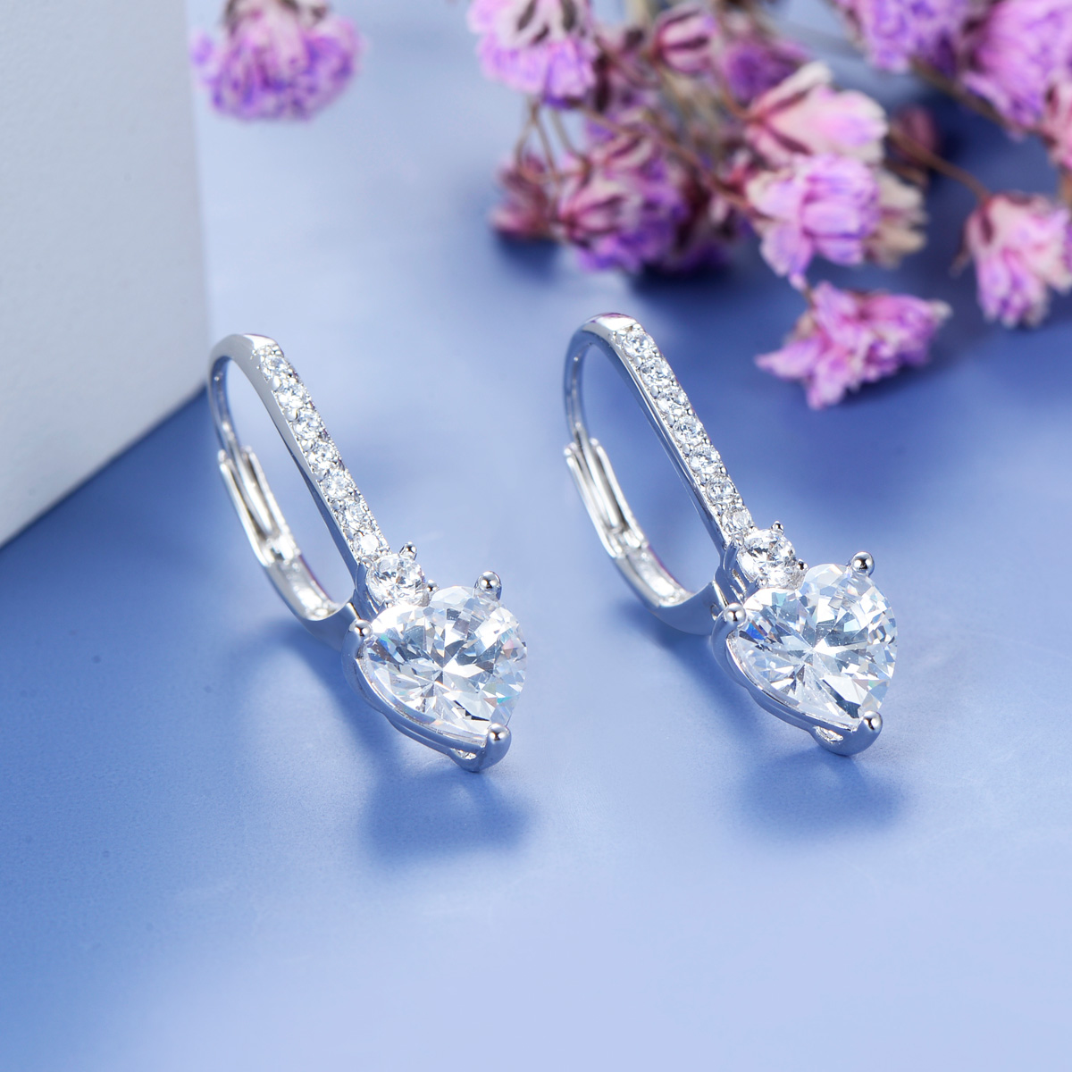 white love earrings