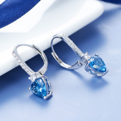 royalblue love earrings