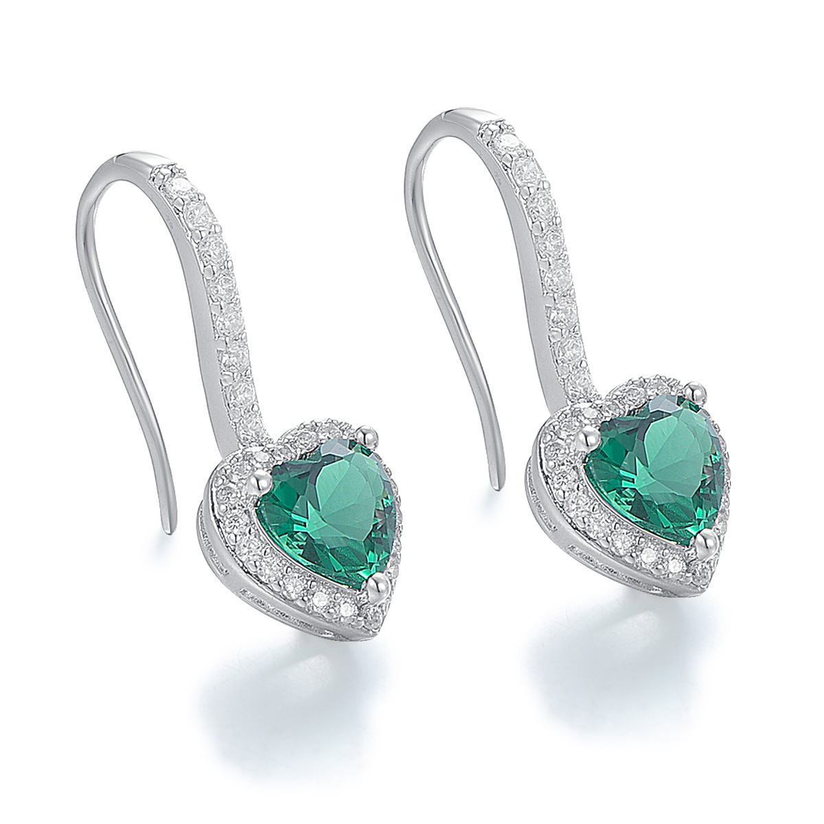 olive green love ear hook
