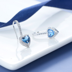 sapphire love ear hook