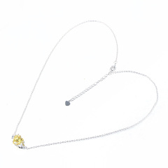 Nov. birthstone heart necklace