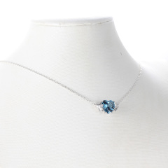 Jun. birthstone heart necklace