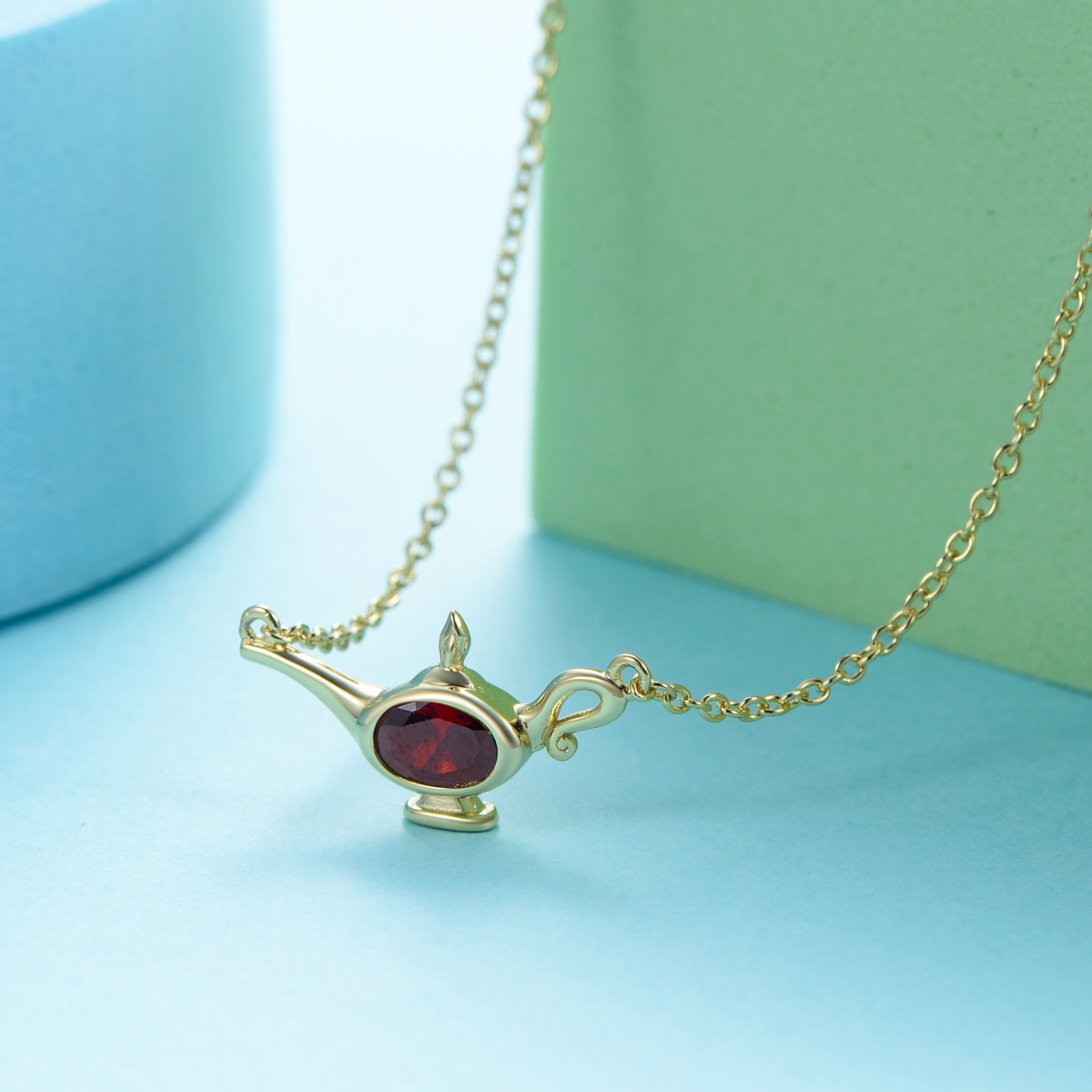 Birthstone Wonderful Lamp Necklace