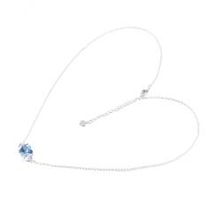 Jun. birthstone heart necklace