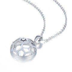 football pendant necklace