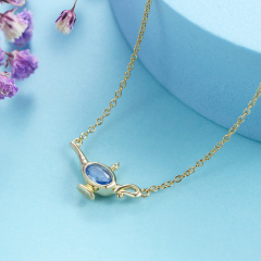 Mar. Birthstone Wonderful Lamp Necklace