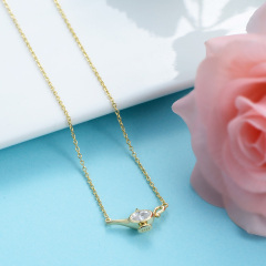 Apr. Birthstone Wonderful Lamp Necklace