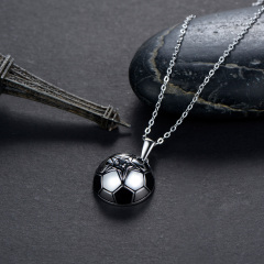 football pendant necklace