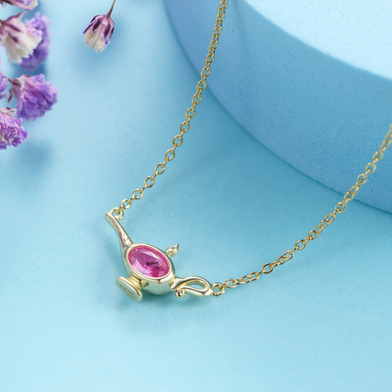 Oct. Birthstone Wonderful Lamp Necklace