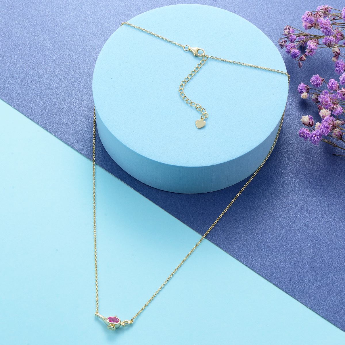 Oct. Birthstone Wonderful Lamp Necklace