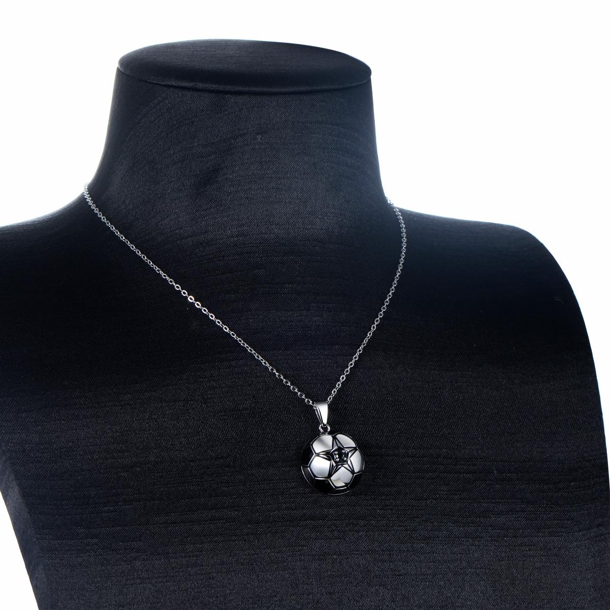 football pendant necklace