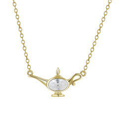 Apr. Birthstone Wonderful Lamp Necklace