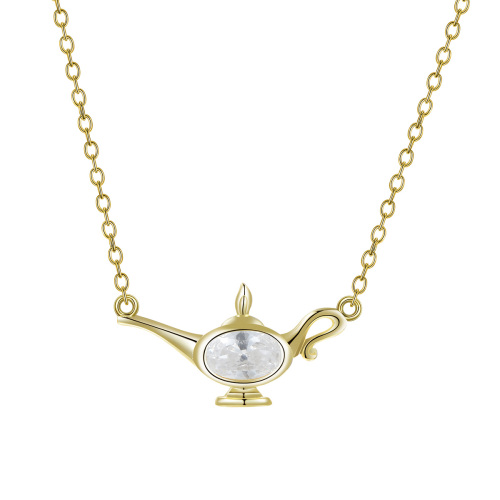 Apr. Birthstone Wonderful Lamp Necklace