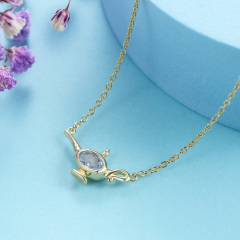 Jun. Birthstone Wonderful Lamp Necklace